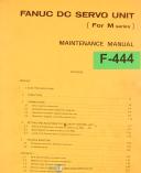 Fanuc-Fanuc DC Servo Unit M Series Maintenance B-53265E/03 Manual 1983-B-53265E/03-DC-M Series-Servo Unit-01